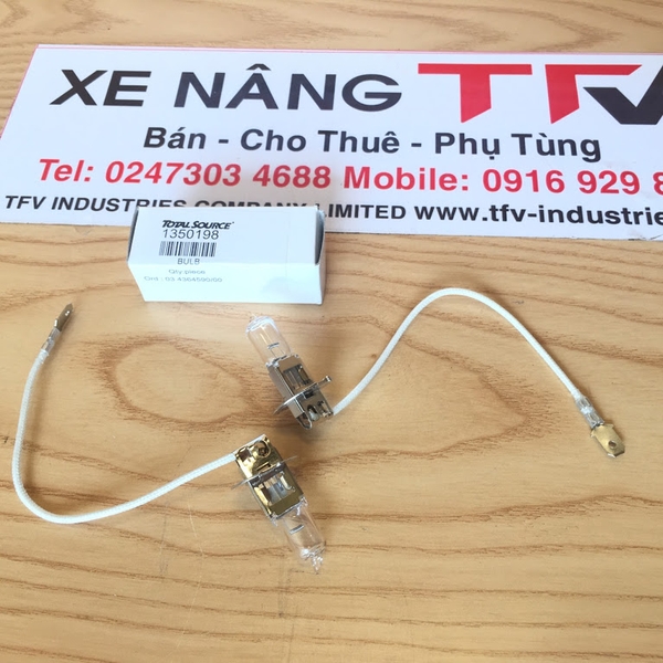 TFVP00074. Bóng đèn H3, dây tóc, loại 12V55W mã 1350198