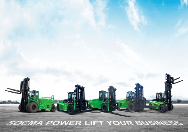 Xe nâng điện SOCMA HNF250-1250 25 tấn pin lithium