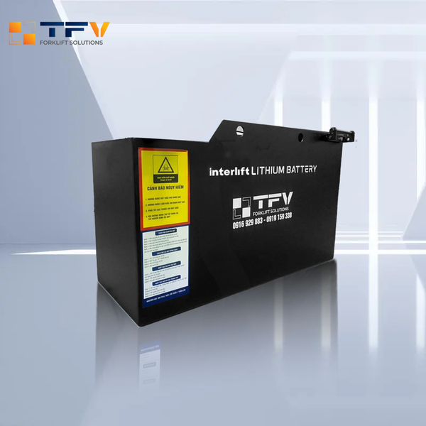Pin Lithium 48V 820Ah hiệu Interlift cho xe nâng, xe điện