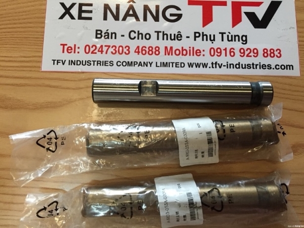 Trục ắc phi nhê cho xe nâng 7-8FD10-30, 7FB10-30 chất liệu thép mã 43232-26600-71