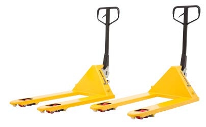 Xe nâng tay bản lớn hơn