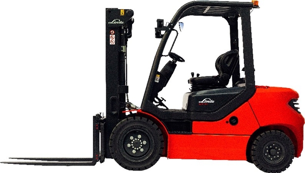 Xe nâng dầu Linde HT35DB-01 3.5 tấn - nâng 4m, Weichai, lốp đặc