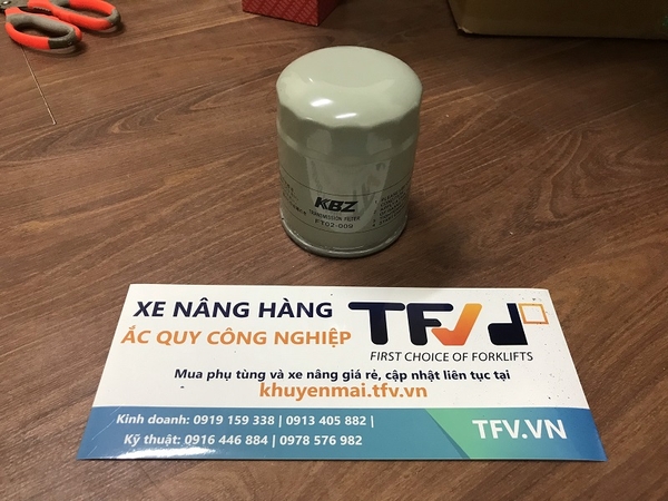 Lọc dầu hộp số xe nâng FD20~30-12/-14, FD/G20~30J-14 mã 3EB-15-31550 hiệu Folangsi