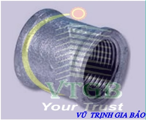 Măng xông ren trong, mạ kẽm.