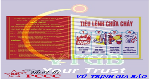 Bảng tiêu lệnh chữa cháy