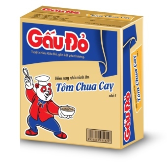 Thùng 30 gói mì Gấu Đỏ tôm chua cay 65g