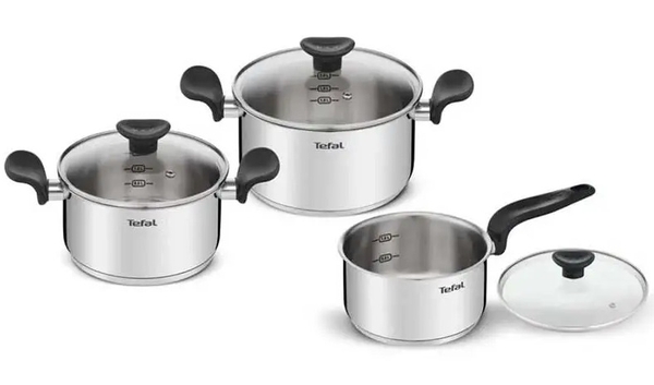 Bộ nồi inox Tefal Primary 16/20/24cm E3086S74