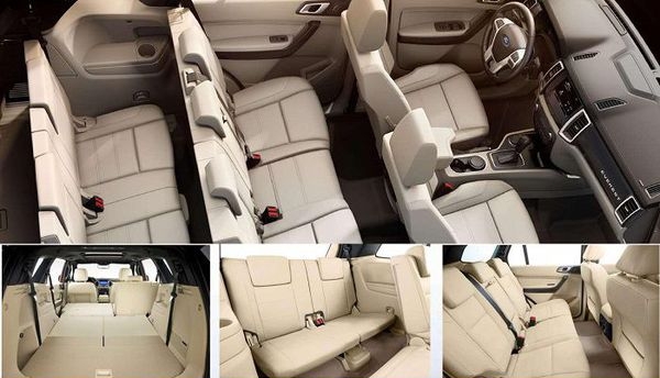 nội thất ford everest 2019