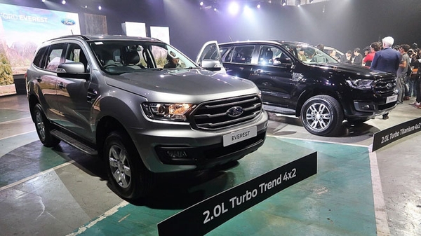 các màu xe ford everest 2019