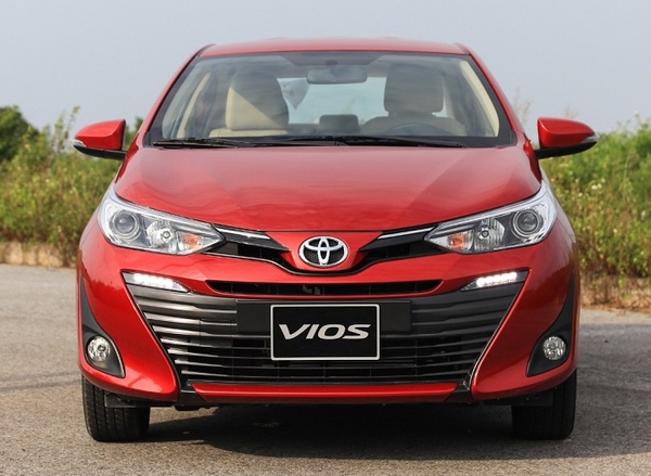 Màu xe Toyota Vios 2020 5 màu: Đen, Đỏ, Bạc, Xám, Vàng Cát, Trắng, Xám