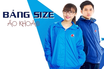 Bảng size áo khoác, áo gió mùa đông - Đồng Phục CÚ VỌ