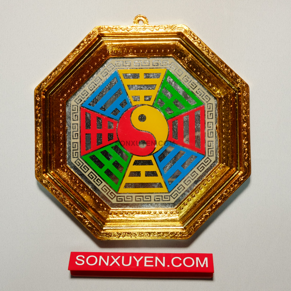 Gương bát quái hình âm dương bằng nhựa ĐK 20 cm Gương bát quái hình âm dương bằng nhựa ĐK 20 cm