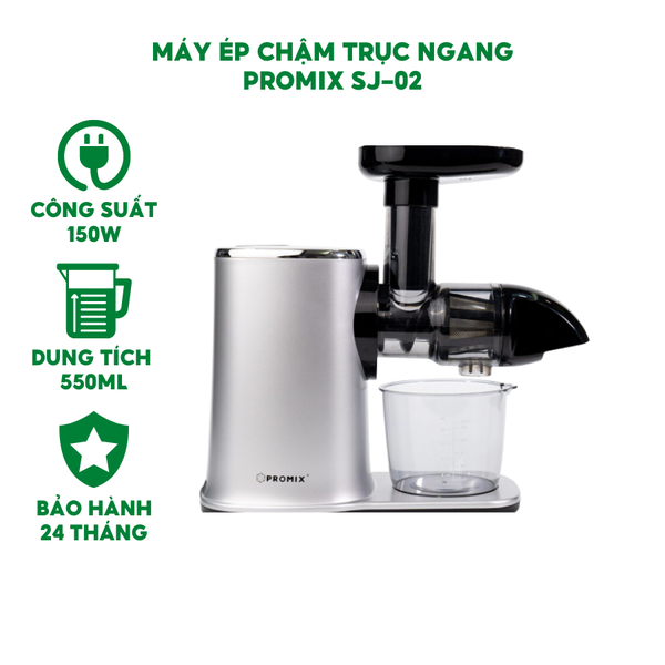 Máy ép chậm trục ngang Promix SJ-02 - Hàng chính hãng