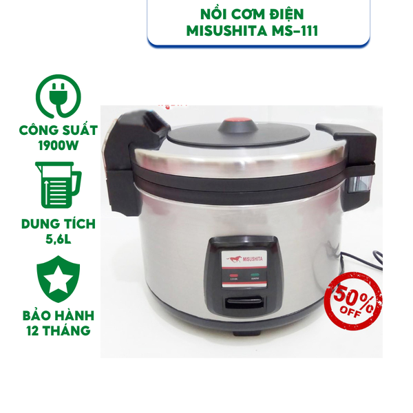 Nồi cơm điện Misushita MS-111 5.6L - Hàng Chính Hãng