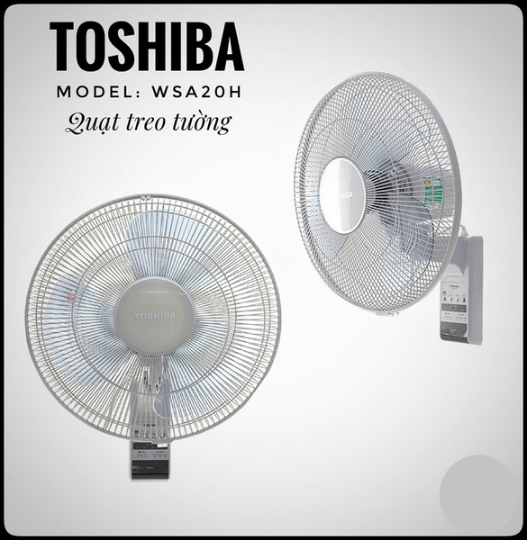 Quạt Treo Tường Toshiba F-WSA20(H)VN - Hàng Chính Hãng