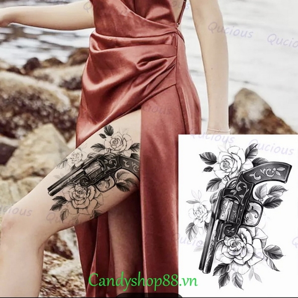 99 hình xăm cây súng đẹp độc chất ý nghĩa nhất