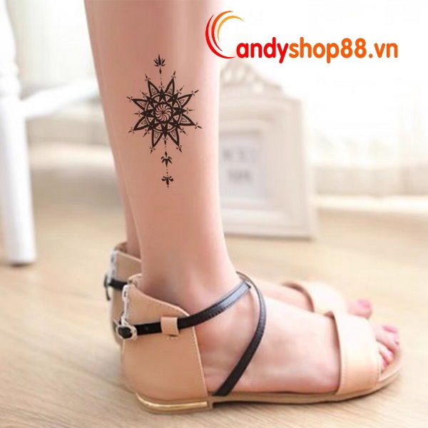 Hình Xăm Tattoo Mini Họa Tiết Ấn Độ X-365