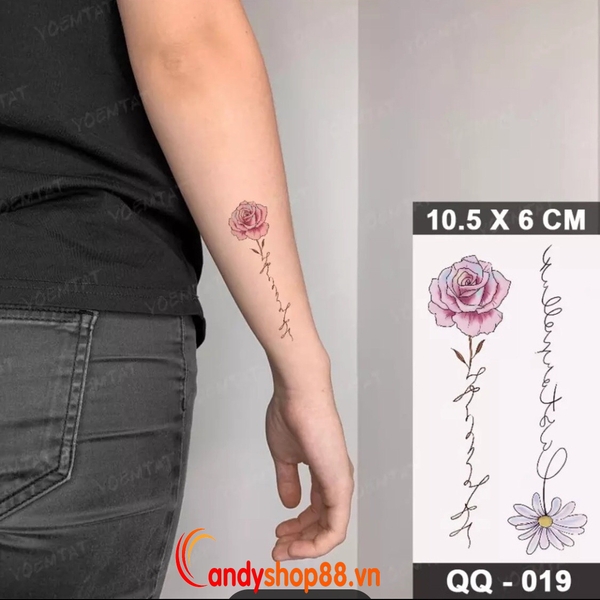 Hình Xăm Miếng Dán Xăm Tattoo giả 15 Ngày Không Trôi Chống Thấm Nước Tạm  Thời Hoa Lá Legaxi  Giá Tiki khuyến mãi 13000đ  Mua ngay  Tư vấn mua