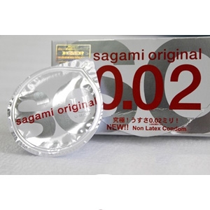 Bao cao su Sagami Original 0,02 hộp 2 chiếc - SGM02