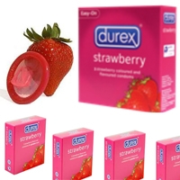Bao cao su Durex Strawberry 3 chiếc - DR22