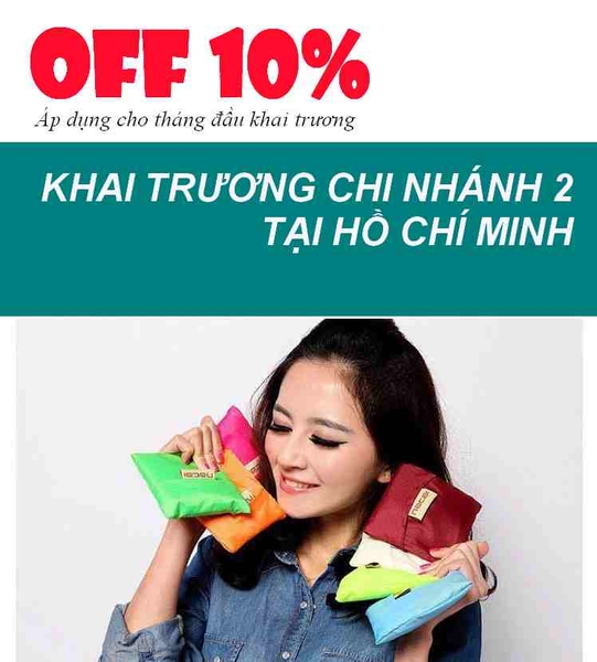 Khai trương chi nhánh 2 tại Quận 11, Hồ Chí Minh - Off 10%