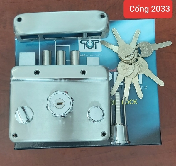 Khóa cửa cổng TOP mã 2033