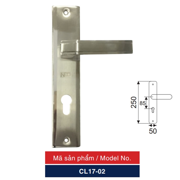 Khoá gạt cửa gỗ NEWNEO CL17-02