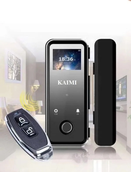 Khoá vân tay lắp cửa kính Kaimi CK106