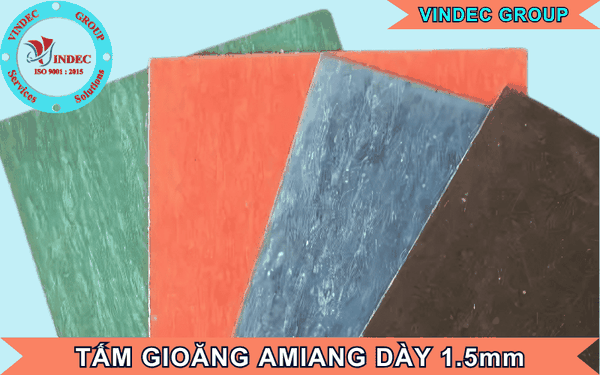 Tấm Gioăng Amiang Dày 1.5mm (ly) Và Giá Bán