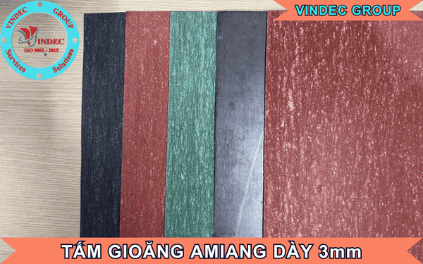Tấm Gioăng Amiang Dày 3mm (ly) Và Giá Bán