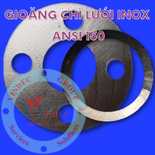 Gioăng Chì Lưới Inox ANSI 150