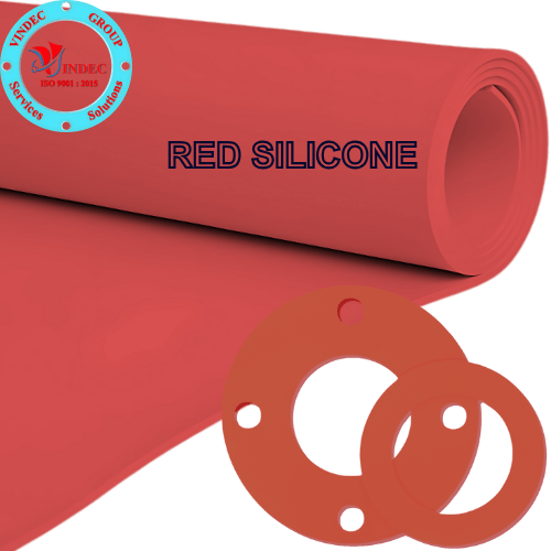 Tấm Cao Su Silicone Đỏ