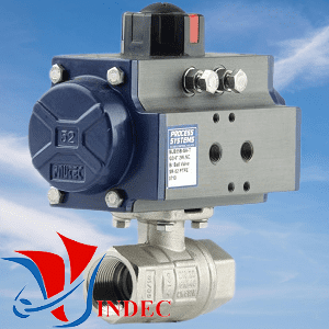 Nickel Plated Brass Ball Valve Double Acting Threaded Ends