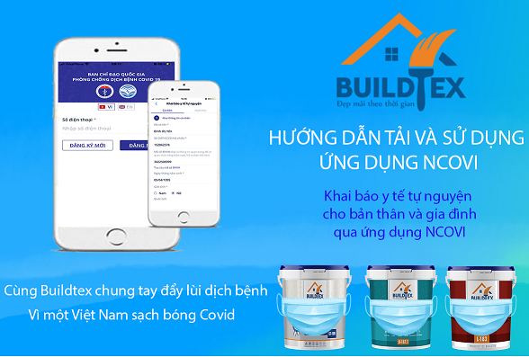 SƠN BUILDTEX HƯỚNG DẪN CÀI ĐẶT VÀ SỬ DỤNG ỨNG DỤNG NCOVI