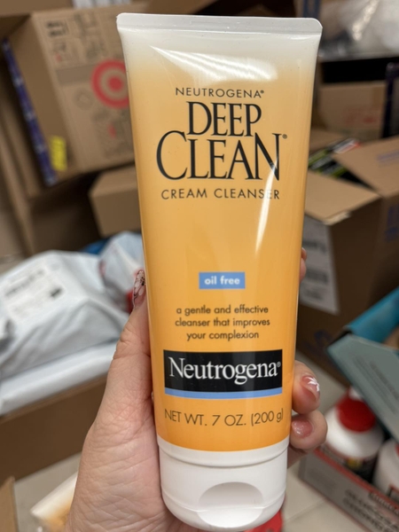 Sữa rửa mặt dạng kem Neutrogena Deep Clean cream cleanser 200g