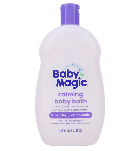 Sữa tắm cho bé Baby Magic calming Baby Bath hương lavender và cúc chamomile 488ml