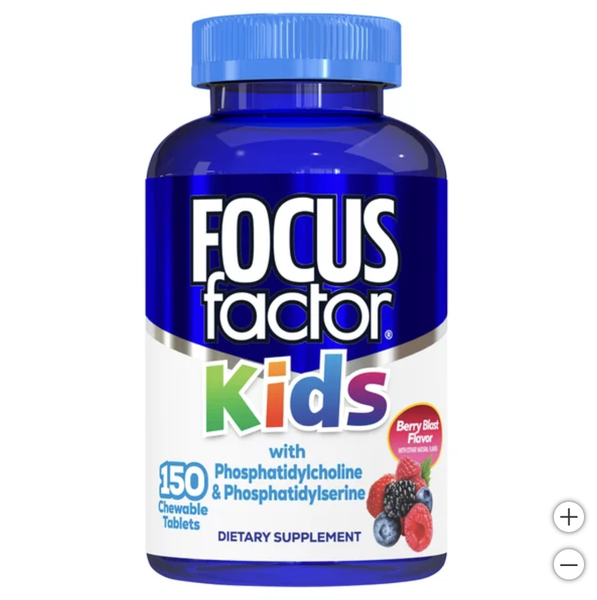 BAO BÌ MỚI : Viên nhai phát triển não cho trẻ em FOCUSfactor Kids loại 150 viên.