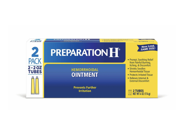 Kem bôi trĩ Preparation H Hemorrhoidal Ointment (hộp : 2 tuýp x 57gr)