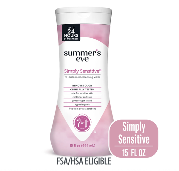 Rửa phụ khoa 7in1 Summer’s Eve Simple Sensitive 444ml