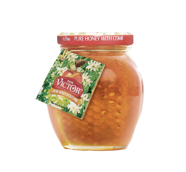 Mật ong nguyên chất kèm tổ ong Don Victor 500ml