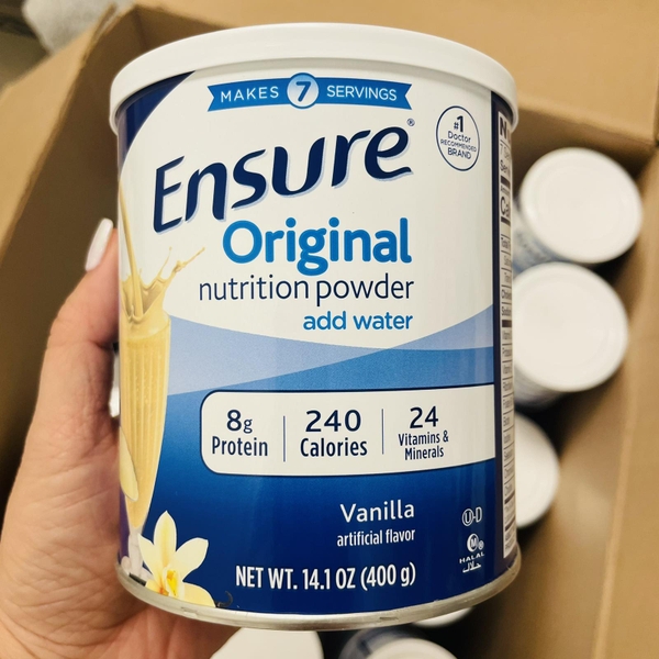 Sữa bột Ensure Original Nutrition Powder Add Water 400g