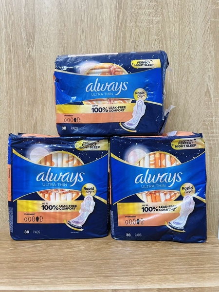 BVS ban đêm Always Ultra thin 38 miếng