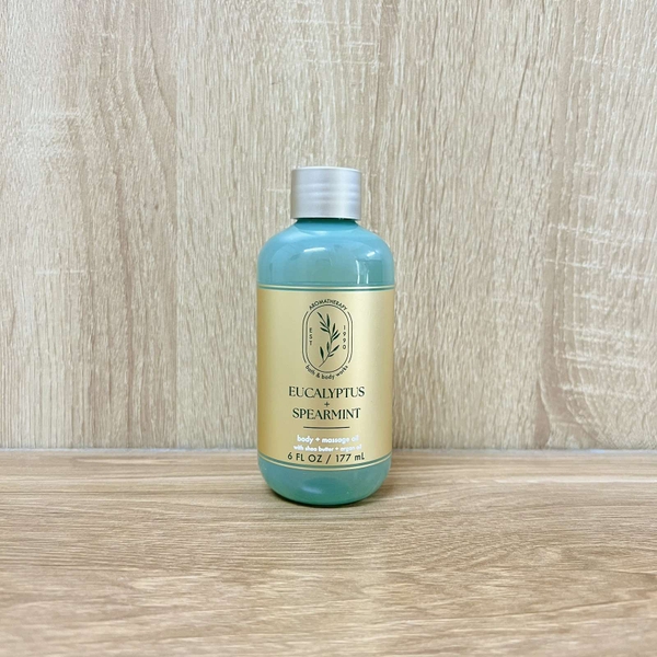 Dầu dưỡng thể boby Bath & Body Works : Eucalyptus + Spearmint Body & Massage Oil 177ml