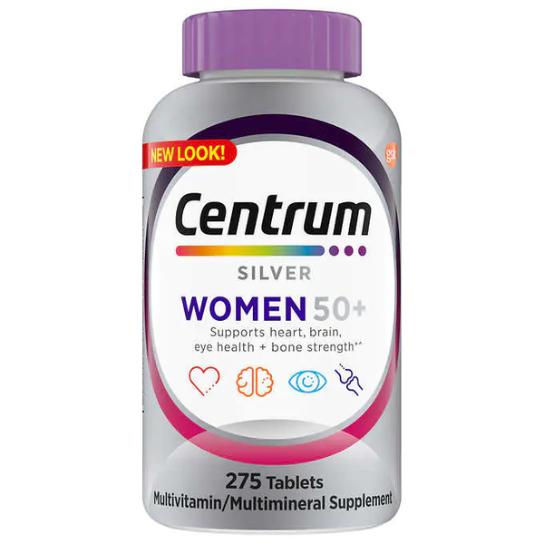 Viên uống cung cấp vitamin và khoáng chất cho phụ nữ Centrum silver ultra women's 50+ , loại 275 viên.