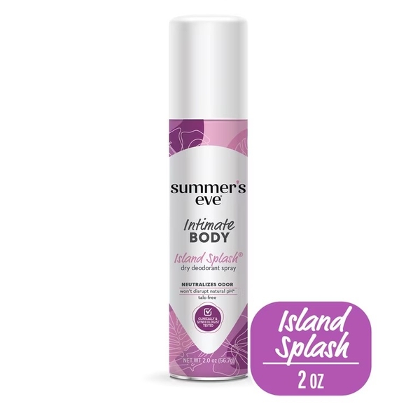 Xịt phụ khoa Summer's Eve Island Splash Feminine Freshening Spray 56.7g