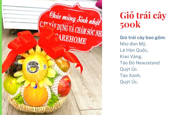 Giỏ hoa quả đẹp không chỉ là món quà tuyệt vời mà còn là đại diện cho sự quý giá, tinh tế và sự độc đáo của bạn. Chúng tôi tự tin là những giỏ hoa quả đẹp mà chúng tôi giới thiệu sẽ chinh phục trái tim bạn ngay từ cái nhìn đầu tiên. Các loại hoa quả tươi ngon được sắp xếp một cách khéo léo, tạo nên một bức tranh hoa quả đầy màu sắc và thơm ngon.