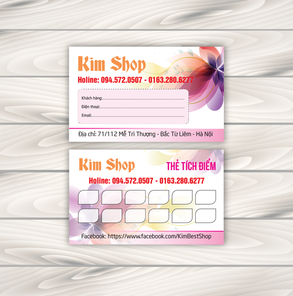 Card shop thời trang