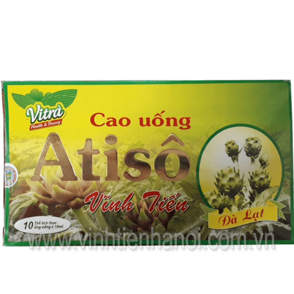 Cao atiso Đà Lạt Vĩnh Tiến uống liền hộp x 10 tuýp 10 ml uống liền