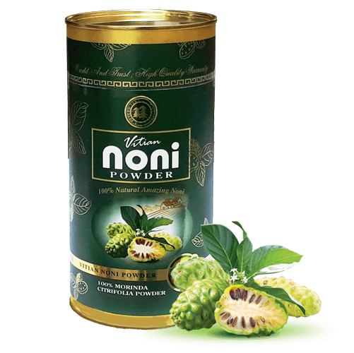 Hộp Tinh Chất Bột Quả (trái) Nhàu Vĩnh Tiến, Vitian Noni Pure Essense Powder,  lon 500g