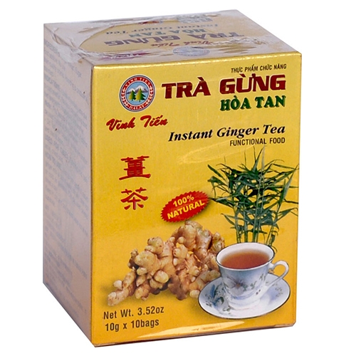 Trà Gừng hòa tan hộp 10 gói x 10g